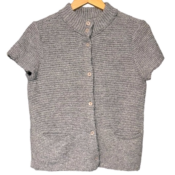 Eileen Fisher knitted short sleeve top. - Picture 1 of 4